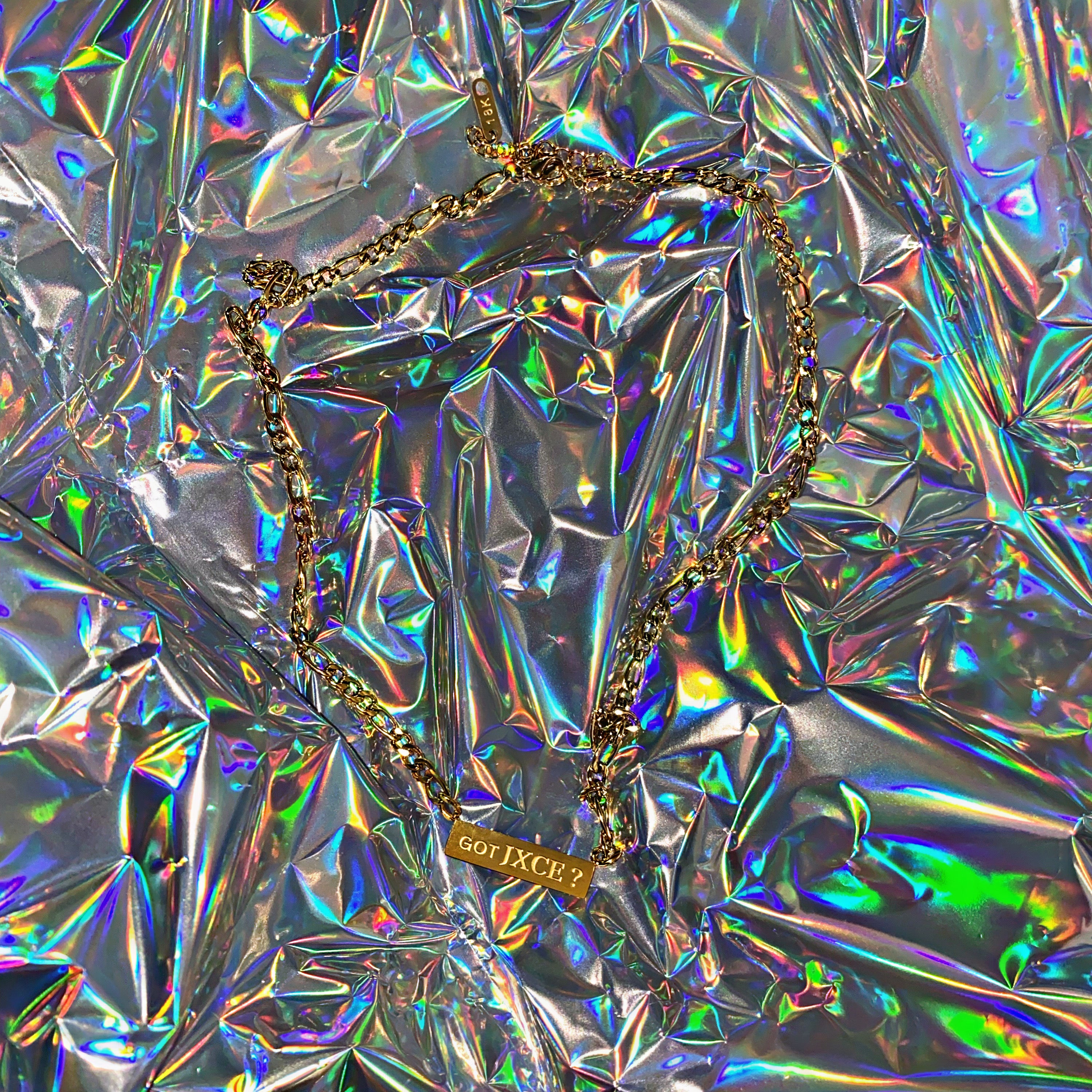 JXCE Nameplate Bar Necklace