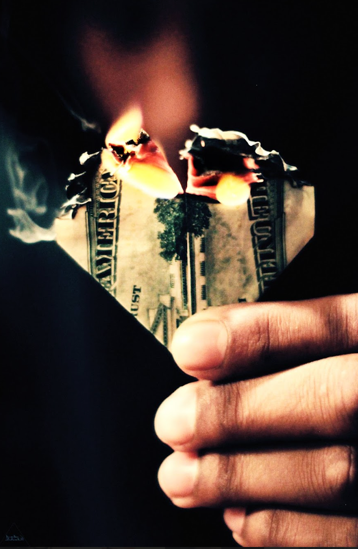 Burning Money By Adrian J